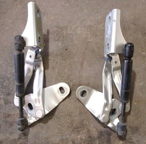 Trunk Hinges Shocks 95-02 VW Cabrio Mk3 Silver - Genuine