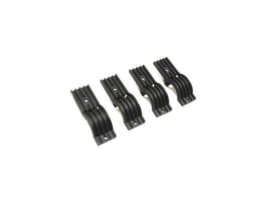 Rear Sun Shade Screen Mount Clips 98-05 VW Passat B5 - Genuine - 3B5 861 774