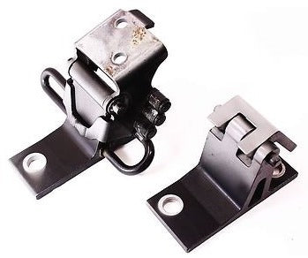 LH Front Door Hinges Set Audi A8 S8 D2 - Ebony Pearl - Black - Genuine