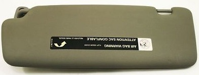 RH Passenger Gray Sun Visor 02-05 Audi A4 B6 Sunvisor - 8E0 857 552 A