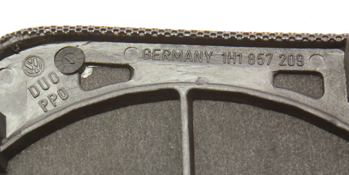 LH Dash Speaker Grill Black 93-99 VW Jetta Golf Cabrio Mk3 - 1H1 857 209