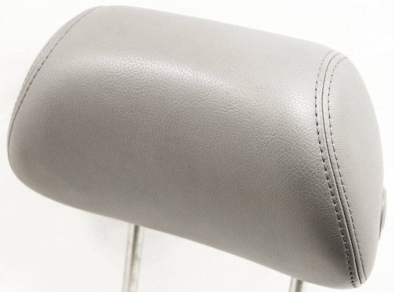 LH Front Head Rest 98-05 VW Passat B5 B5.5 Headrest Gray Leather - Genuine