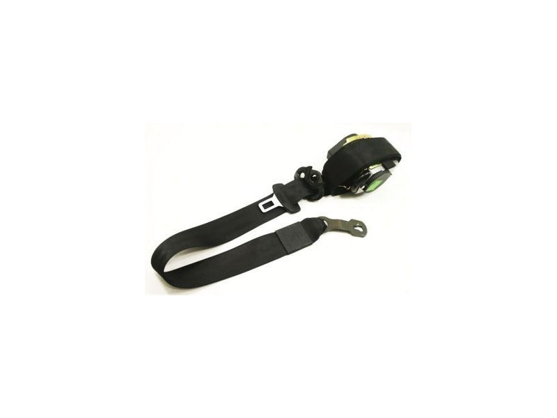 RH Front Seat Belt 2000 Audi A8 S8 D2 - Black - Genuine - 4D0 857 706 Q