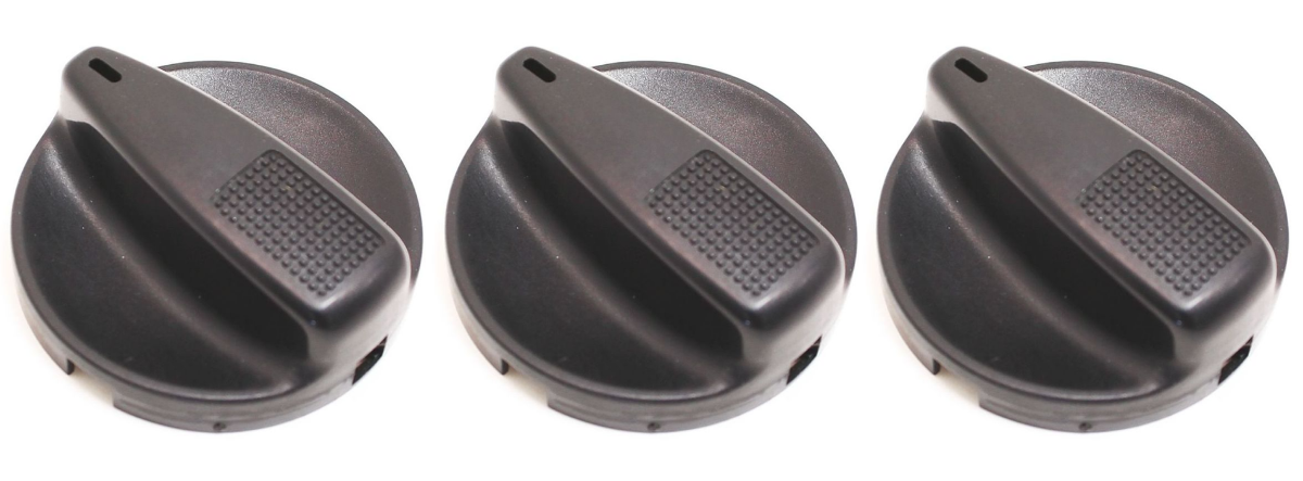 3x Climate Control Handle Knobs VW Passat B4 Jetta Golf Cabrio MK3 - 1H0 819 129