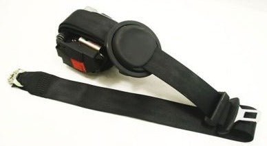 LH Rear Seat Belt 2000 Audi A8 S8 D2 - Black - Genuine - 4D0 857 805 B