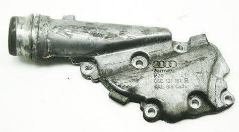 Water Neck Coolant Inlet 3.2 V6 05-08 Audi A4 A6 B7 Genuine - 06E 121 161 R