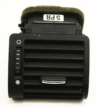 Upper Dash Vent 00-03 Audi A8 S8 D2 - Black - Genuine - 4D0 820 901 J