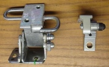 LH Rear Door Hinges Gray 98-05 VW Passat B5 Left Side Grey - Genuine