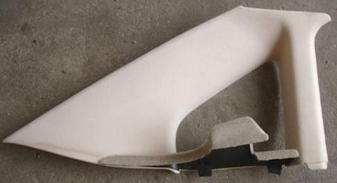 LH Rear Tan C Pillar 98-01 VW Passat Sedan B5 Interior Trim Panel Tan - Genuine