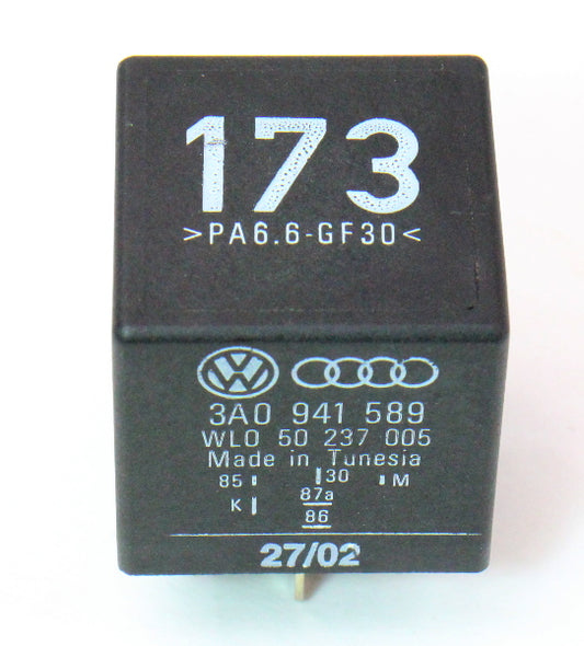 Relay # 173 DRL Daytime Running Lights VW Audi - Genuine - 3A0 941 589