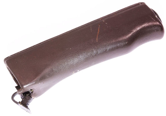 E Brake Parking Handle Cover 00-03 Audi A8 S8 D2 - Brown Leather - Genuine