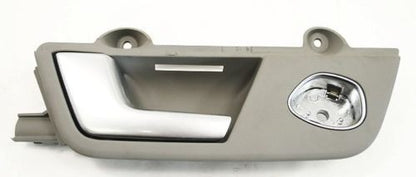 LH Rear Gray Interior Door Handle 02-08 Audi A4 Left Side - 8E0 839 019 C