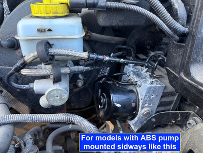 Braided Brake Lines ABS to Master 01-05 VW Jetta Golf GTI Mk4 - Genuine