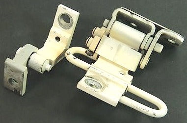 RH Rear Door Hinges White LA9B 99-05 VW Jetta Golf GTI Right Side - Genuine