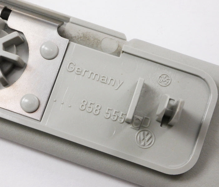 Mini Center Sun Visor 98-05 VW Passat B5 B5.5 - Y20 Pearl Gray - 3B0 858 555 D