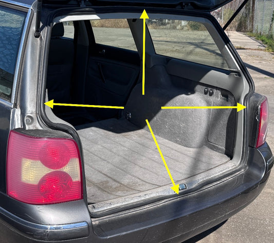 Wagon Hatch Trunk Rubber Seal 98-05 VW Passat B5 Weather Stripping - Genuine