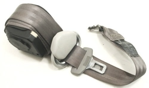 LH Rear Gray Seatbelt Seat Belt 98-05  VW Beetle Left - Genuine - 1C0 857 805 A