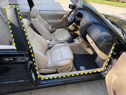 RH Side Door Window Seal Weather Stripping 95-02 VW Cabrio MK3 MK3.5 1E0 847 330