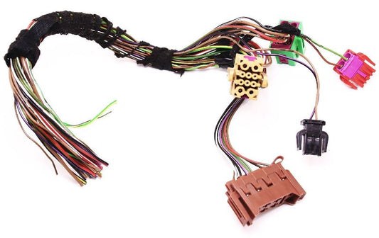 LH Under Seat Wiring Harness Plugs Pigtail 00-03 Audi A8 S8 D2  - Genuine