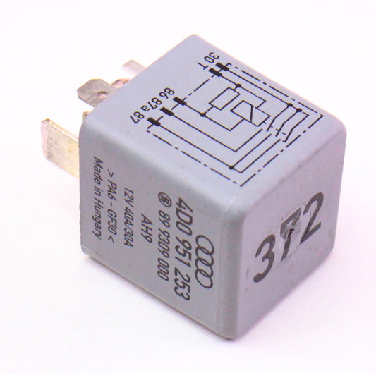 Fuel Pump Relay # 372 Audi Volkswagen VW Passat A4 A6 - Genuine - 4D0 951 253
