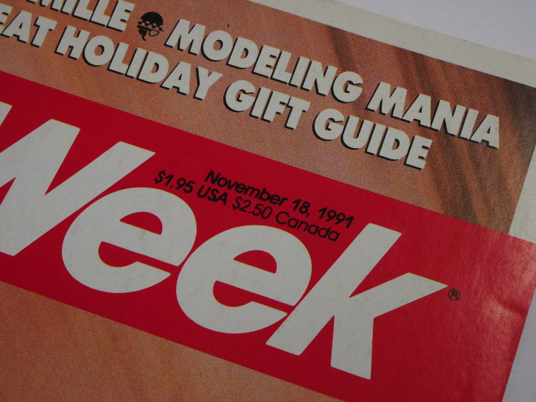 AutoWeek Magazine, November 18 1991, Mazda RX-7, California Mille Modeling Mania