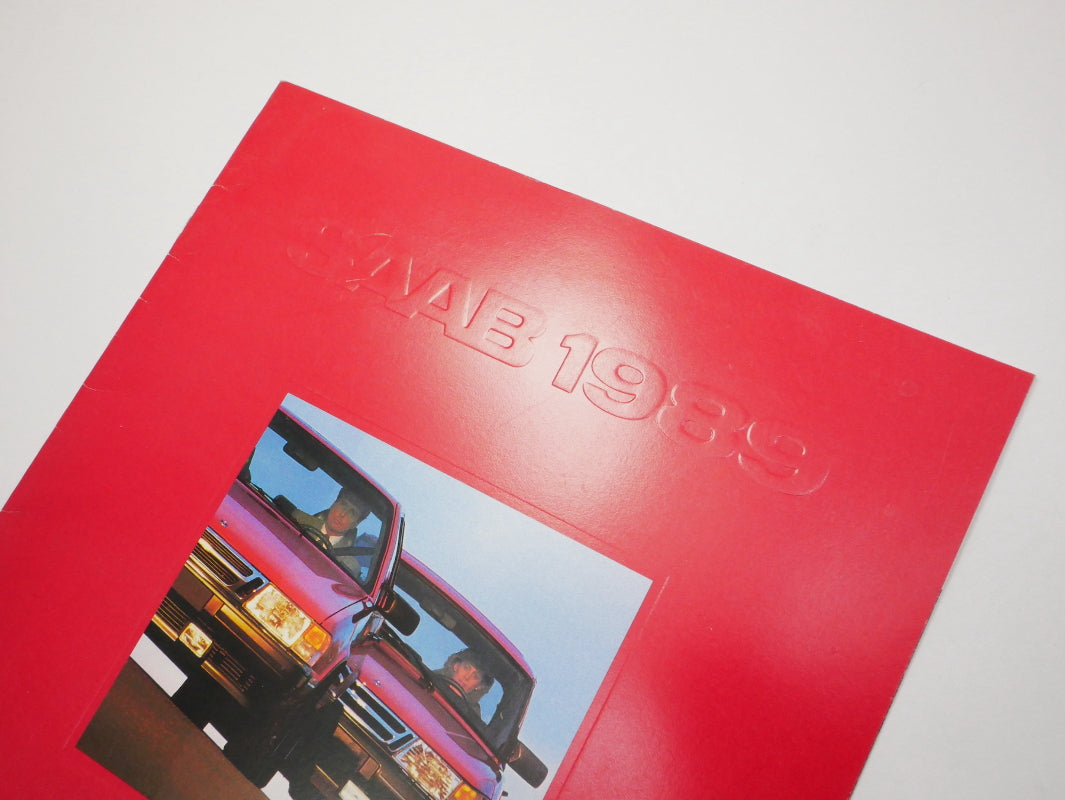 Original Dealer Showroom Brochure - 1989 Saab 900 Turbo SPG 900S 9000 CD 9000S