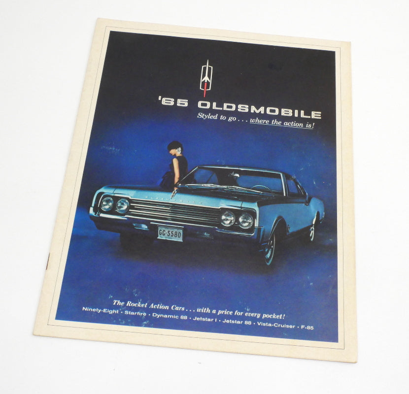 Original Dealer Showroom Brochure - 1965 Oldsmobile Starfire Jetstar Cutlass