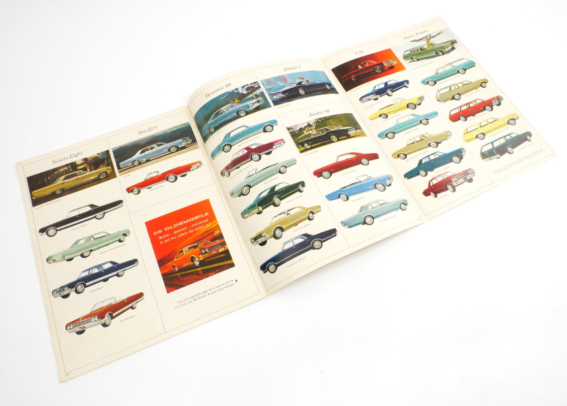 Original Dealer Showroom Brochure - 1965 Oldsmobile Starfire Jetstar Cutlass