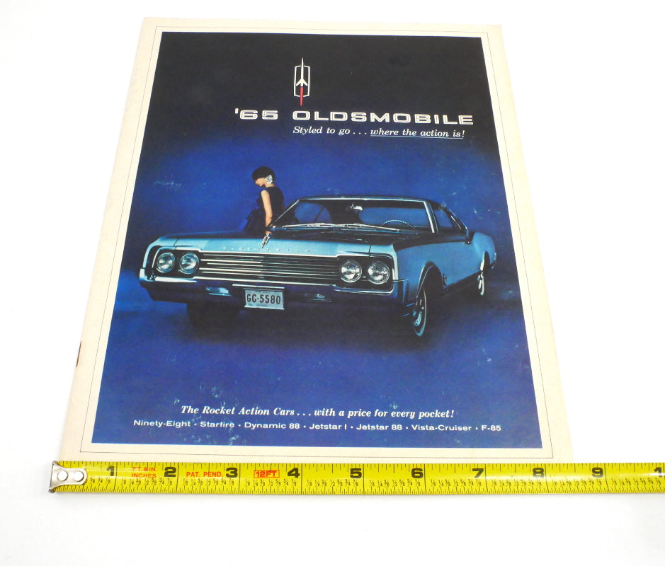 Original Dealer Showroom Brochure - 1965 Oldsmobile Starfire Jetstar Cutlass