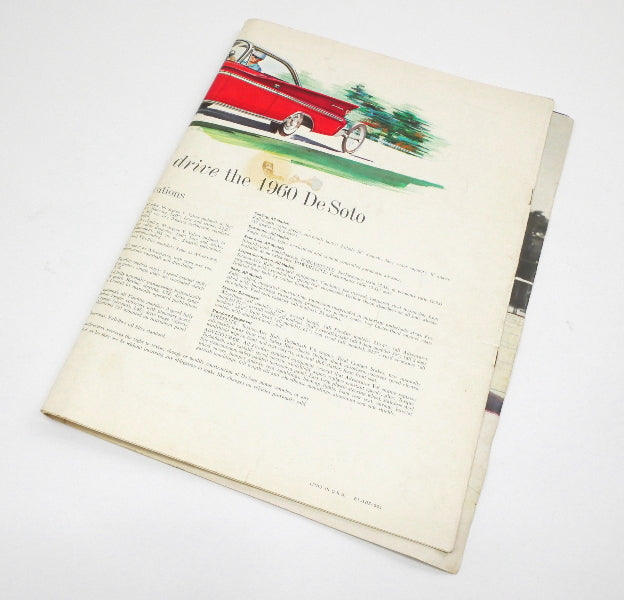 Original Dealer Showroom Brochure - 1960 De Soto Desoto