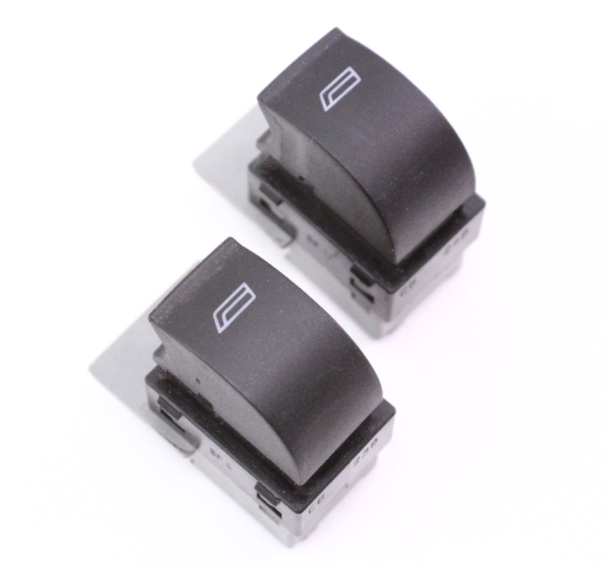 2x Power Window Switch Button 98-04 Audi A6 S6 C5 Allroad Genuine - 4B0 959 855