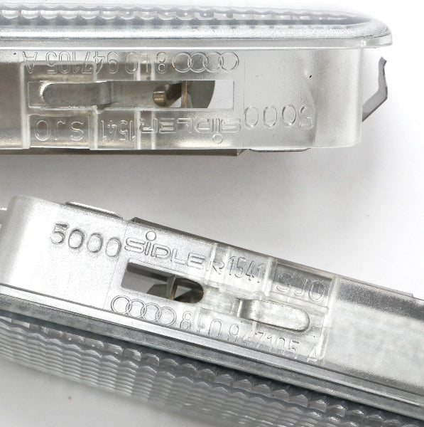 2x Sunvisor Light Smoked 98-04 Audi A4 B5 A6 C5 Allroad Genuine - 8L0 947 105 A