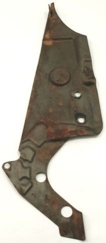 Timing Cover Plate Metal Engine Side Trim 75-84 Rabbit Jetta Scirocco Mk1