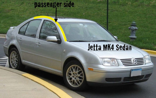 RH Roof Seal Strip Molding Weather Stripping 99-05 VW Jetta Sedan MK4 - Genuine