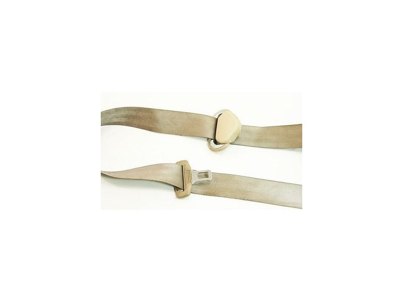 RH Front Seat Belt 99-01 VW Golf GTI MK4 - HCR Beige - Genuine - 1J3 857 706 L