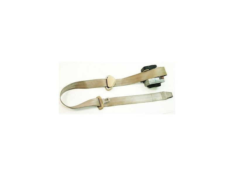 RH Front Seat Belt 99-01 VW Golf GTI MK4 - HCR Beige - Genuine - 1J3 857 706 L