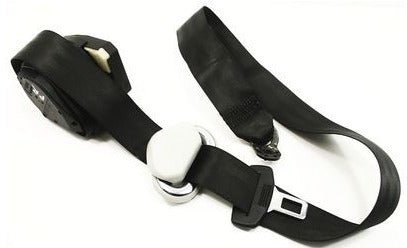 RH Rear Seat Belt 98-05 VW Beetle - Black - Genuine - 1C0 857 806 A