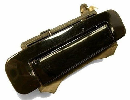 LH Rear Exterior Door Handle 96-98 Audi A4 LY9B Black - Genuine - 4A0 839 205