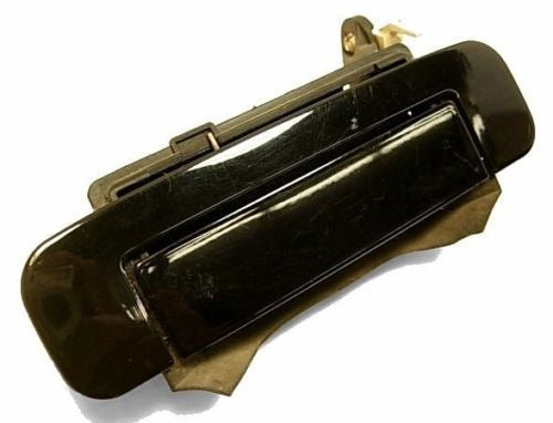 LH Rear Exterior Door Handle 96-98 Audi A4 LY9B Black - Genuine - 4A0 839 205