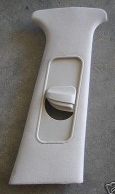 RH B Pillar Interior Seat Belt Trim Panel 98-01 VW Passat B5  - Light Beige