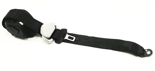 LH Rear Seatbelt Black 98-05 VW Beetle - Genuine - 1C0 857 805 A