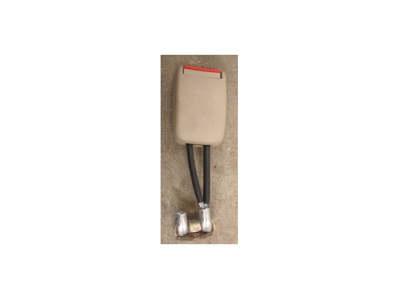 RH Rear Seat Belt Receiver 98-05 VW Passat B5 Right Seatbelt Tan - Genuine