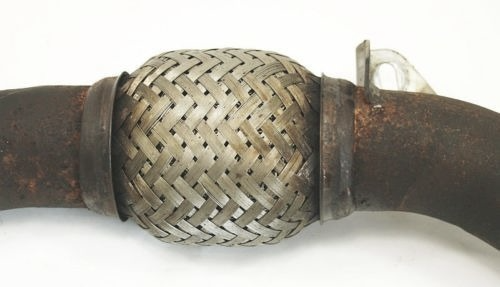 RH Exhaust Flex Down Pipe 3.0 V6 02-05 Audi A4 B6 - Genuine - 8D0 253 097 N