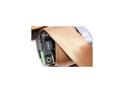RH Rear Seatbelt 00-03 Audi A8 S8 D2 - Coconut Brown - Genuine - 4D0 857 806 C
