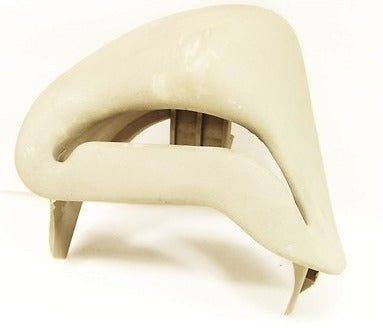 Center Rear Seat Belt Guide Trim 02-04 Audi A6 C5 - Beige - 4B9 857 785