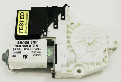 RH Rear Power Window Motor 02-05 VW Jetta Golf MK4 - Genuine - 1C0 959 812 A