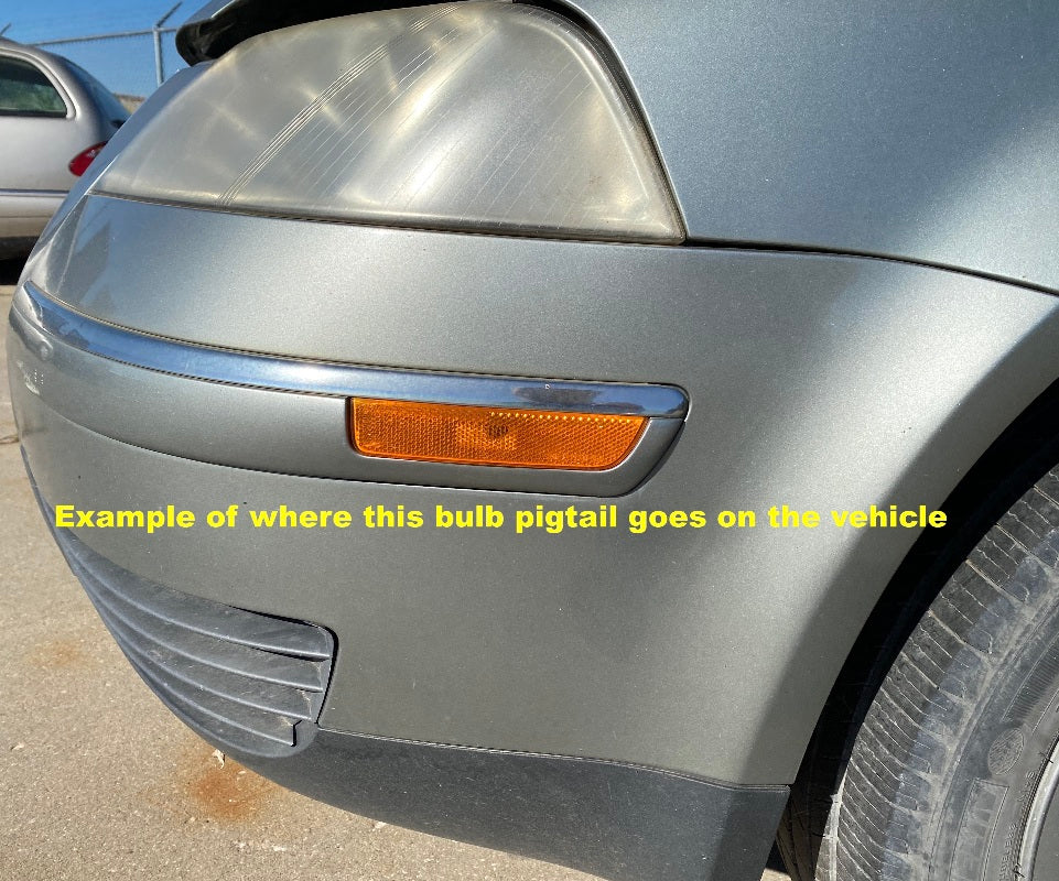 Side Marker Bumper Light Bulb Socket Plug Wiring Pigtail VW Jetta Golf Passat A6