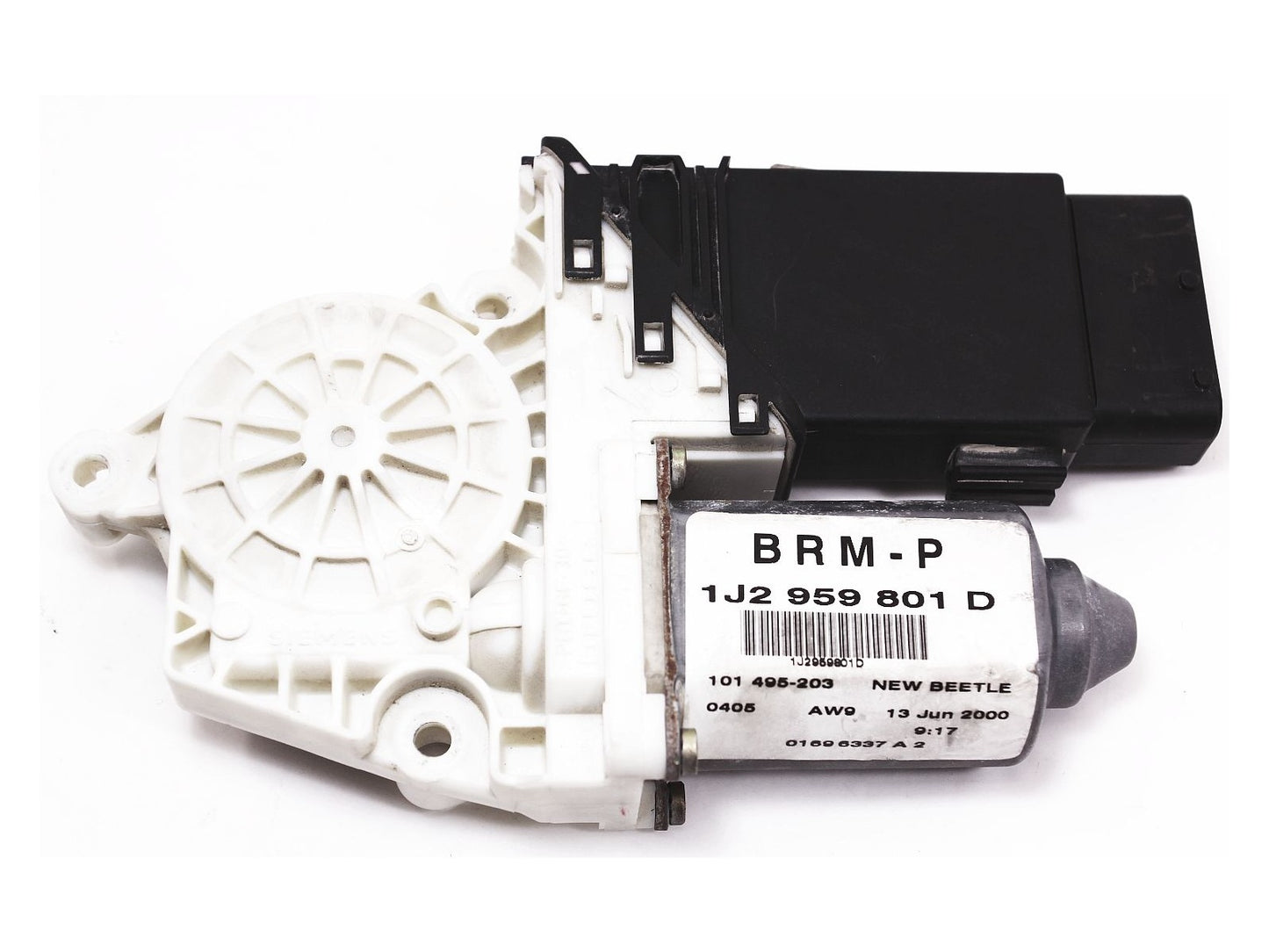 RH Front Window Motor 98-01 VW Beetle Genuine - 1J2 959 801 D