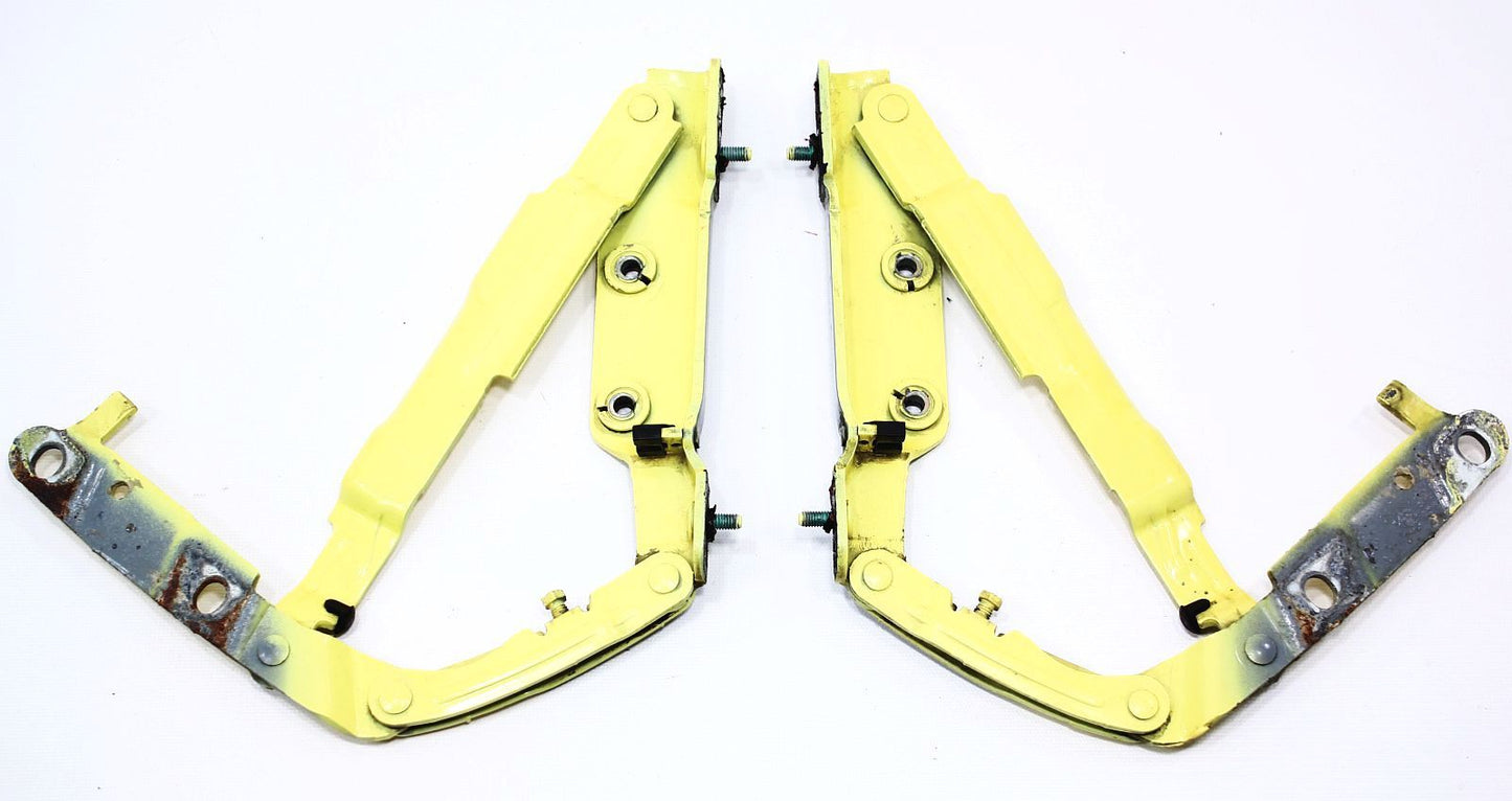 Trunk Hatch Lid Door Hinges Pair 98-05 VW Beetle - Yellow - 1C0 827 301 / 302 D