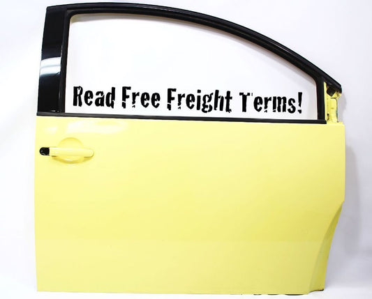 RH Front Door Shell 98-10 VW Beetle - LD1B Yellow - Genuine